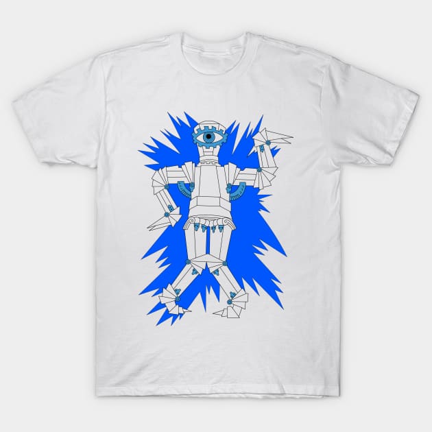 The Crazy Club - Raving Robot Cyclops T-Shirt by idrockthat